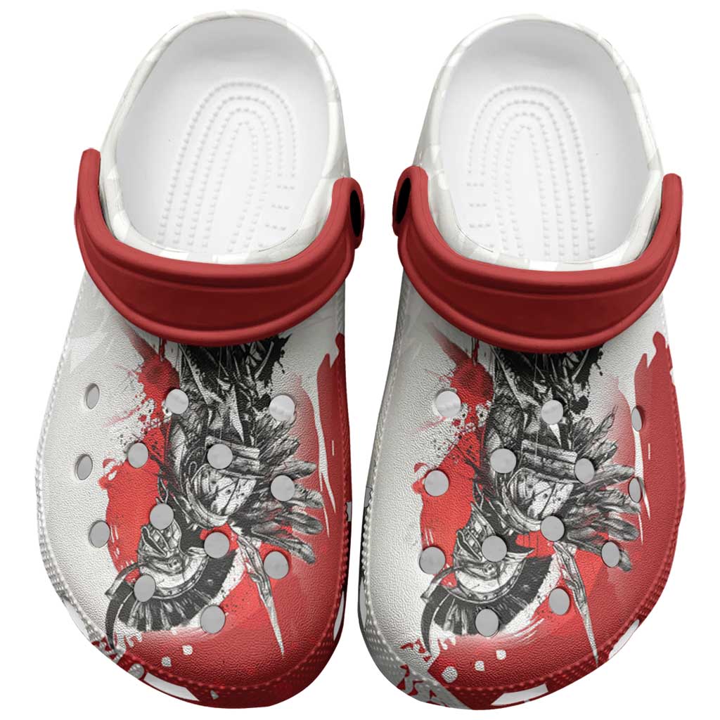 Polish Winged Hussar Clogs Shoes Grunge Style - Wonder Print Shop