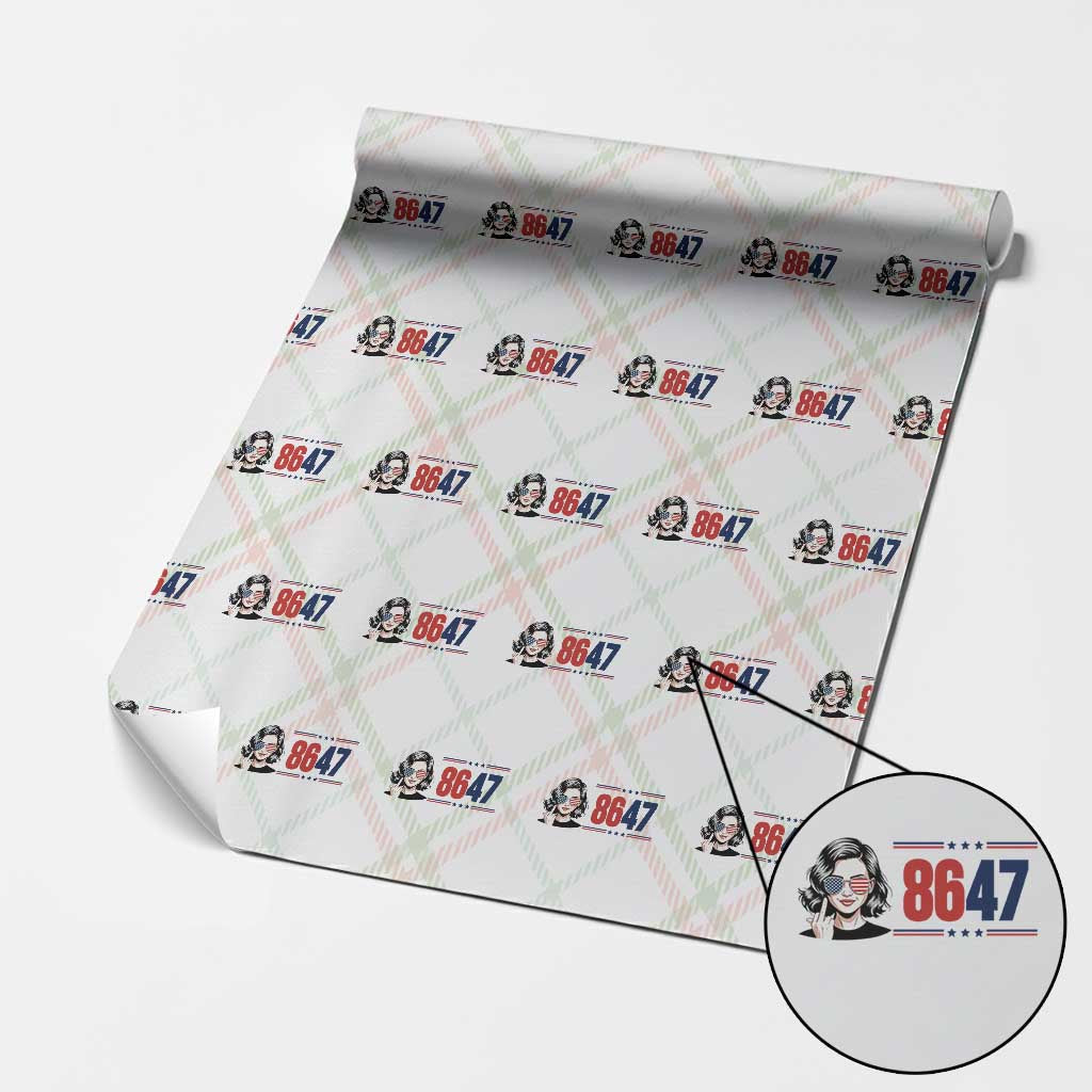 Political Activist 8647 Wrapping Paper Roll Freedom Satire Protest Graphic