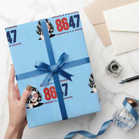 Political Activist 8647 Wrapping Paper Roll Freedom Satire Protest Graphic