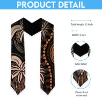 Polynesia Mixed African Dashiki Graduation Stole Afro-pacific Culture - Gold