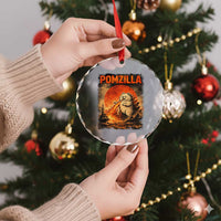 Pomzilla Dog Japanese Art Crystal Glass Ornament Retro Vintage Dog Lover Pomeranian Pom Monster Kaiju