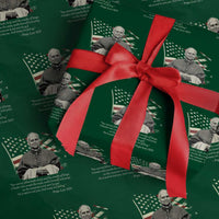 Pope Leo XIV Wrapping Paper Roll You Cannot Follow Both Christ And The Cruelty Of Kings