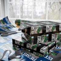 Portland Frog Protest Wrapping Paper Roll Vintage Activist Resistance - Wonder Print Shop