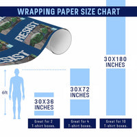 Portland Frog Protest Wrapping Paper Roll Vintage Activist Resistance - Wonder Print Shop