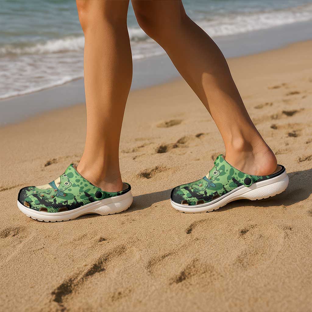 Portland Frog Resist Clogs Shoes Frogs Against Fascism - Wonder Print Shop