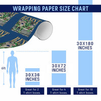 Portland Frog Resist Protest Wrapping Paper Roll 80s Frogs Deportation Resistance - Wonder Print Shop