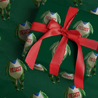 Portland Frog Wrapping Paper Roll Funny Political Costume Protest Resist - Wonder Print Shop