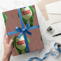 Portland Frog Wrapping Paper Roll Funny Political Costume Protest Resist - Wonder Print Shop
