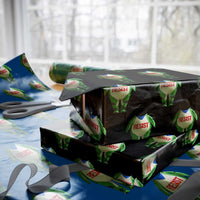 Portland Frog Wrapping Paper Roll Funny Political Costume Protest Resist - Wonder Print Shop