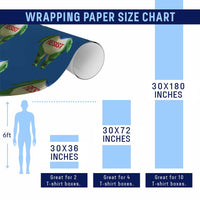 Portland Frog Wrapping Paper Roll Funny Political Costume Protest Resist - Wonder Print Shop