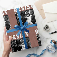 Portland Resist Frog Wrapping Paper Roll Oregon Iconic Frogs Photo Protest Moment - Wonder Print Shop