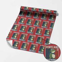 Portland Resist Retro Frog 8647 Wrapping Paper Roll Political Satire Protest Poster Graphic - Wonder Print Shop