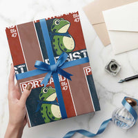 Portland Resist Retro Frog 8647 Wrapping Paper Roll Political Satire Protest Poster Graphic - Wonder Print Shop