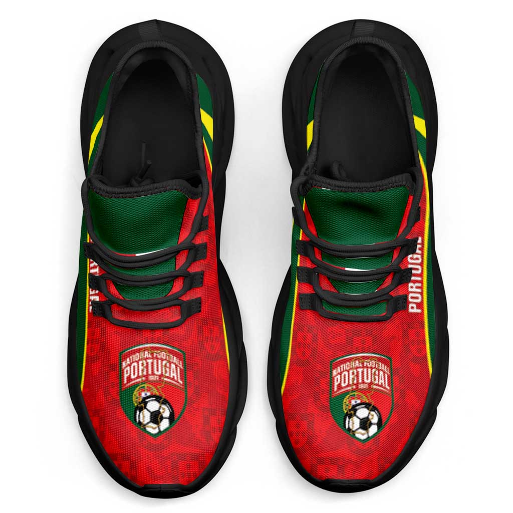 Portugal 2026 Football Clunky Sneakers Selecao das Quinas Grunge Curve Stylized - Wonder Print Shop
