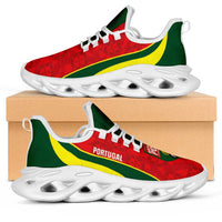 Portugal 2026 Football Clunky Sneakers Selecao das Quinas Grunge Curve Stylized - Wonder Print Shop