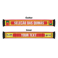 Portugal 2026 Football Personalised Soccer Scarf Go Selecao das Quinas