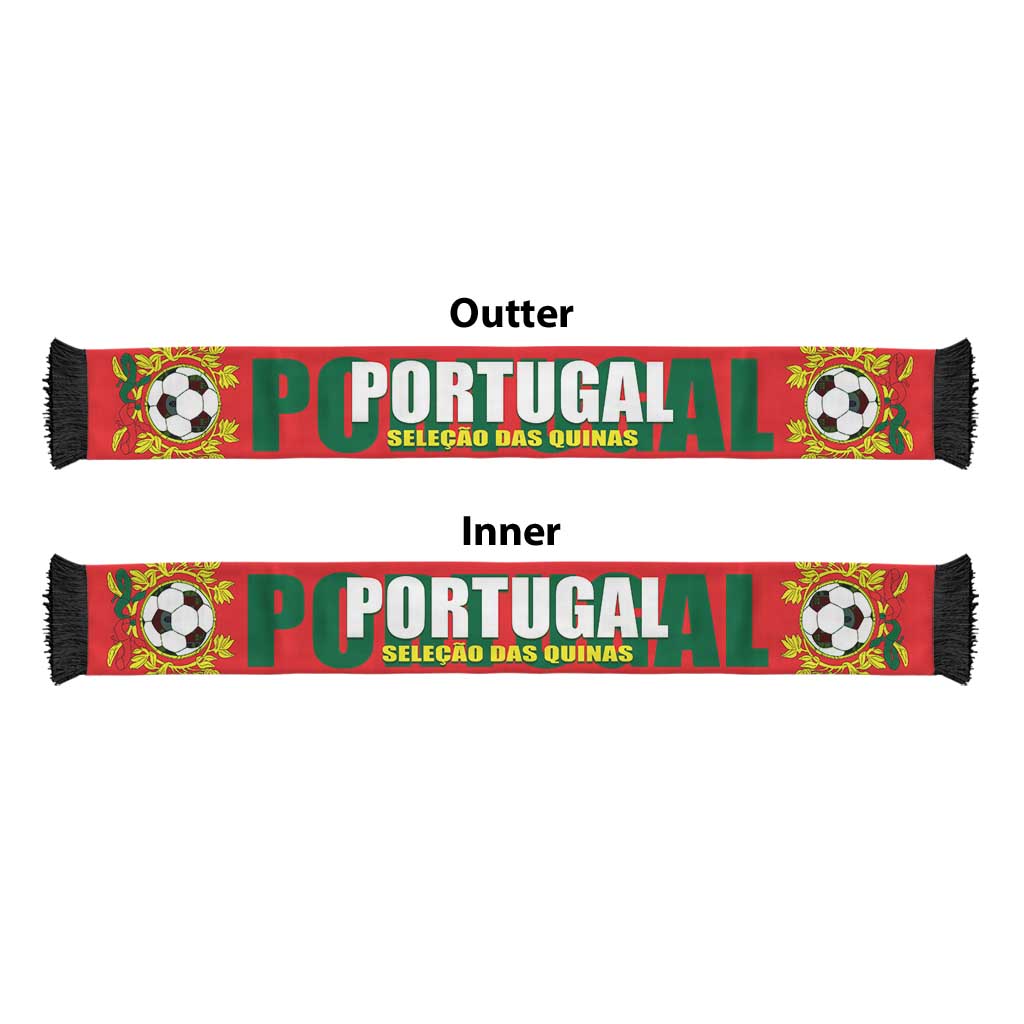 Portugal 2026 Football Soccer Scarf Go Selecao das Quinas