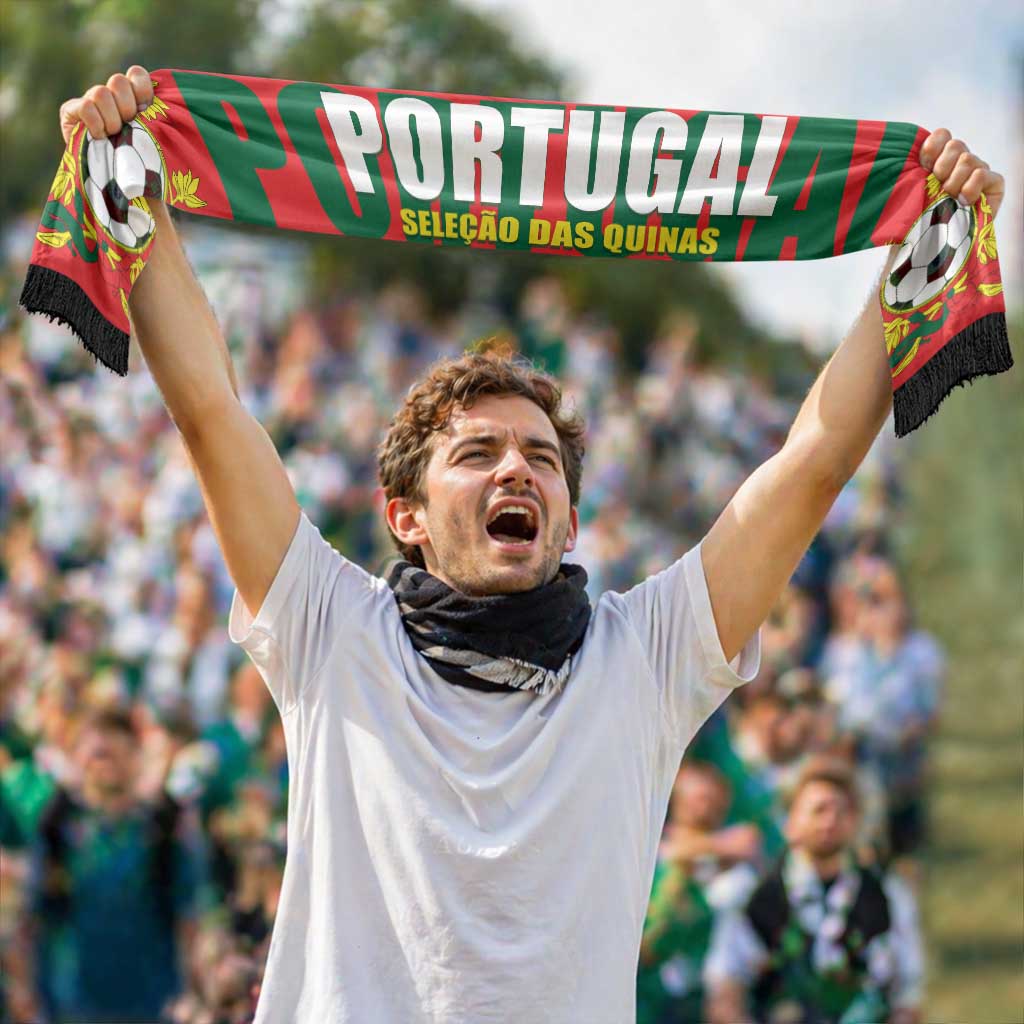 Portugal 2026 Football Soccer Scarf Go Selecao das Quinas
