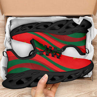 Portugal Football Clunky Sneakers Flag-Inspired Curve Style