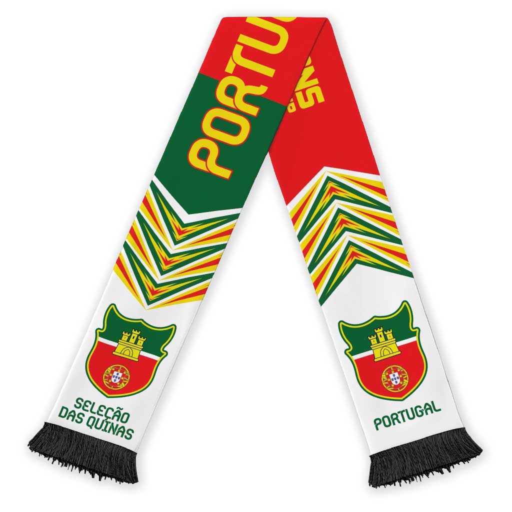 Portugal Football Nations 2026 Soccer Scarf Sporty Pattern