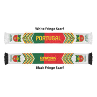Portugal Football Nations 2026 Soccer Scarf Sporty Pattern