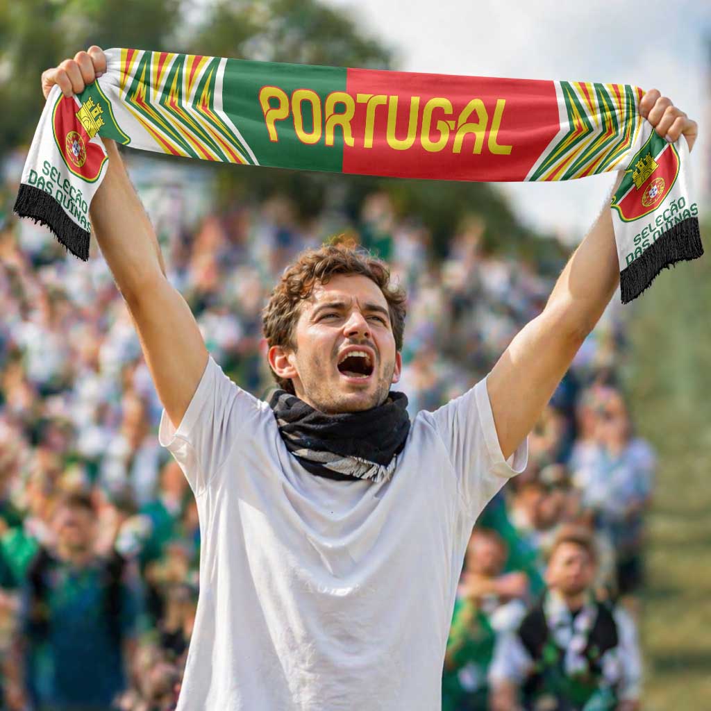 Portugal Football Nations 2026 Soccer Scarf Sporty Pattern