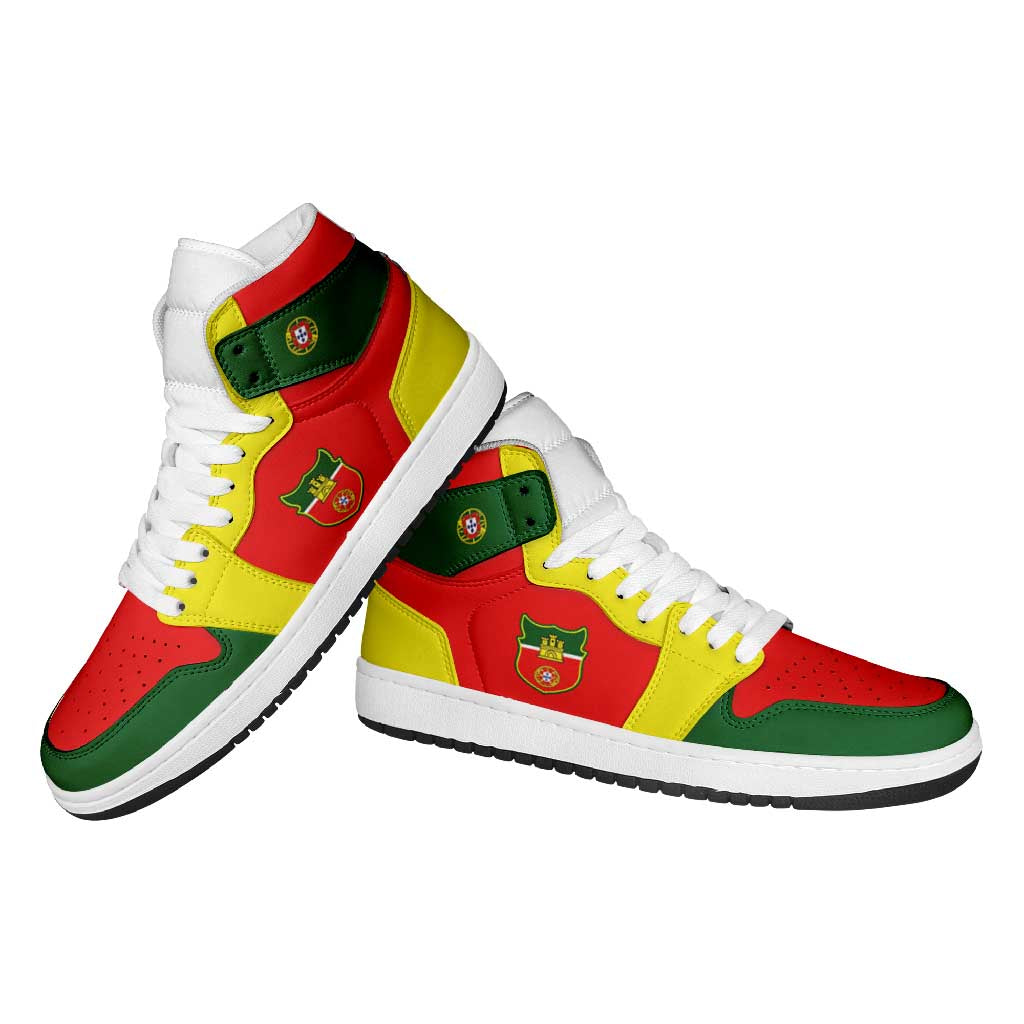 Portugal High Sneakers AJ1 Classic National Flag Style - Wonder Print Shop