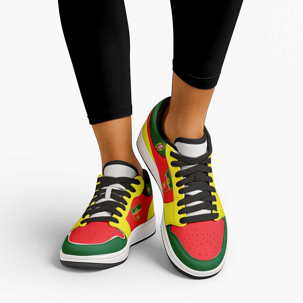 Portugal Low Sneakers Classic National Flag Style - Wonder Print Shop