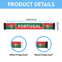Portugal World Football 2026 Soccer Scarf Go Selecao Road To Glory