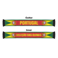 Portugal World Football 2026 Soccer Scarf National Pride Never Stops