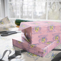 Positano Italy Wrapping Paper Roll Amalfi Coast Italian Lemons Town Italy Vacation - Wonder Print Shop