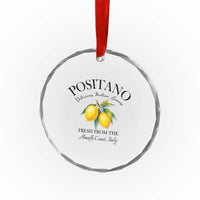 Positano Lemons Crystal Glass Ornament Fresh from the Amalfi Coast Italian Fruit TS02