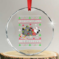 Possum Xmas Crystal Glass Ornament Overstimulated But Festive TS10