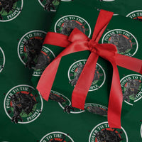 Power To The People Black Panther Party Wrapping Paper Roll Black History Month