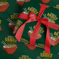 Powered by Ramen Wrapping Paper Roll Japanese Love Anime Noodles - Wonder Print Shop