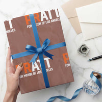 Pratt for Mayor Los Angeles Wrapping Paper Roll LA City Caliornia Pride Political Campaign Supporter