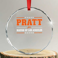 Pratt For Mayor Of Los Angeles Crystal Glass Ornament LA Mayoral Election US Political