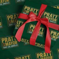 Pratt For Mayor Save Los Angeles Wrapping Paper Roll Spencer Supporter