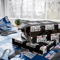 Pray for Bondi Australia Wrapping Paper Roll Memorial Unity and Support Tribute - Wonder Print Shop