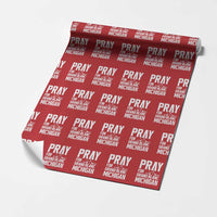 Pray for Grand Blanc Michigan Wrapping Paper Roll Faith and Community Support - Wonder Print Shop