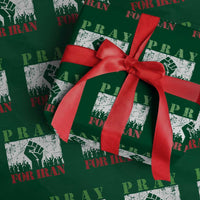 Pray For Iran Wrapping Paper Roll Support Iranian People Peace