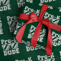 Pre-k Dude Wrapping Paper Roll Funny Back to School First Day of Preschool - Wonder Print Shop