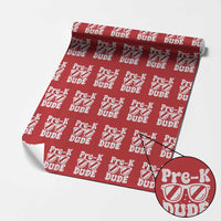 Pre-k Dude Wrapping Paper Roll Funny Back to School First Day of Preschool - Wonder Print Shop