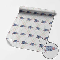 Pre-K Teacher Pennant US Flag Back to School Wrapping Paper Roll