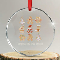 Pregnancy Announcement Crystal Glass Ornament Cookies For Two Please Maternity Gift TS10