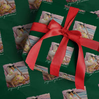 Pregnant Girl Summer Wrapping Paper Roll Silly Goose Mom Baby Announcement