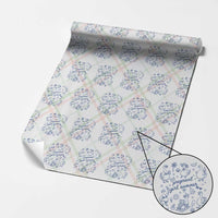 Pregnant Girl Summer Wrapping Paper Roll Summer Goose Beach Pregnancy Announcement Baby Shower