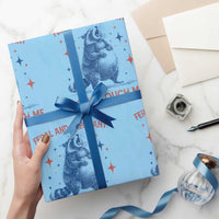 Pregnant Racoon Wrapping Paper Roll Feral And Pregnant Dont Touch Me Pregnancy Humor
