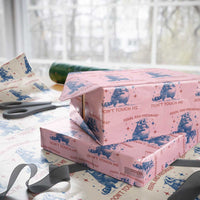Pregnant Racoon Wrapping Paper Roll Feral And Pregnant Dont Touch Me Pregnancy Humor