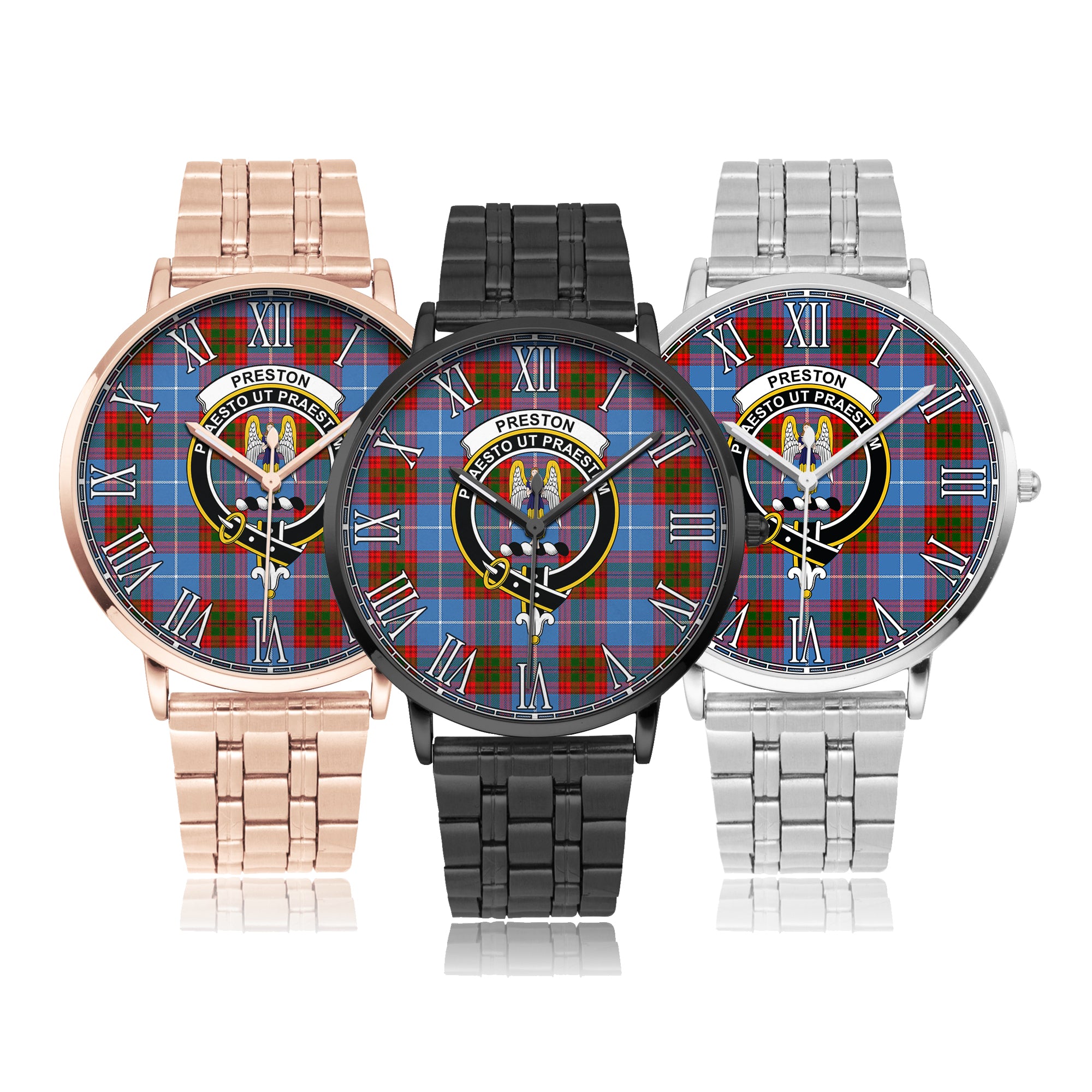 preston-family-crest-quartz-watch-with-stainless-steel-trap-tartan-instafamous-quartz-stainless-steel-watch